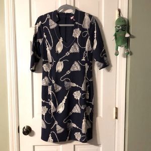 Lilly Pulitzer M “Blue Behind Rope” Joanie Dress